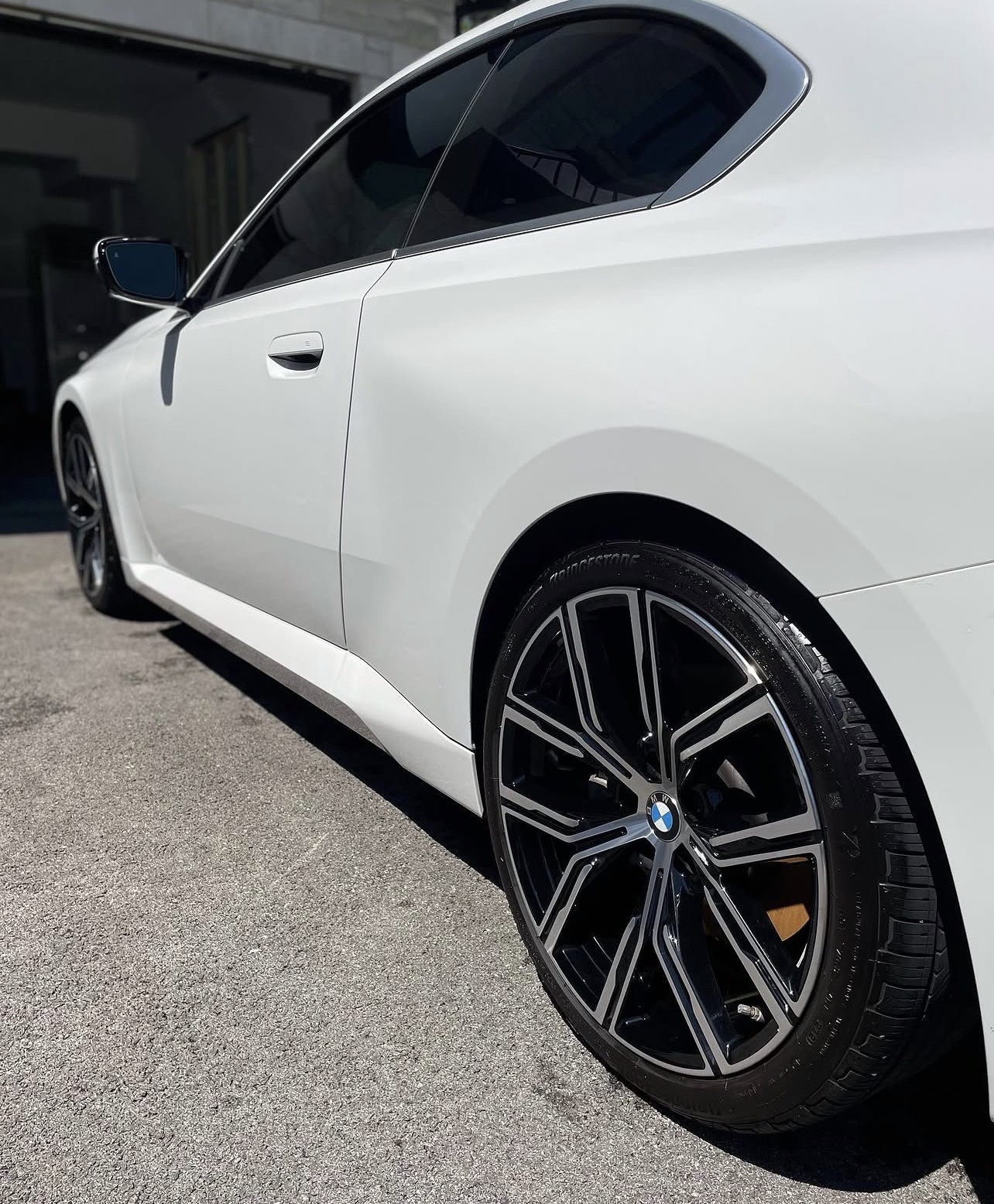 BMW M2 wheel and quarter