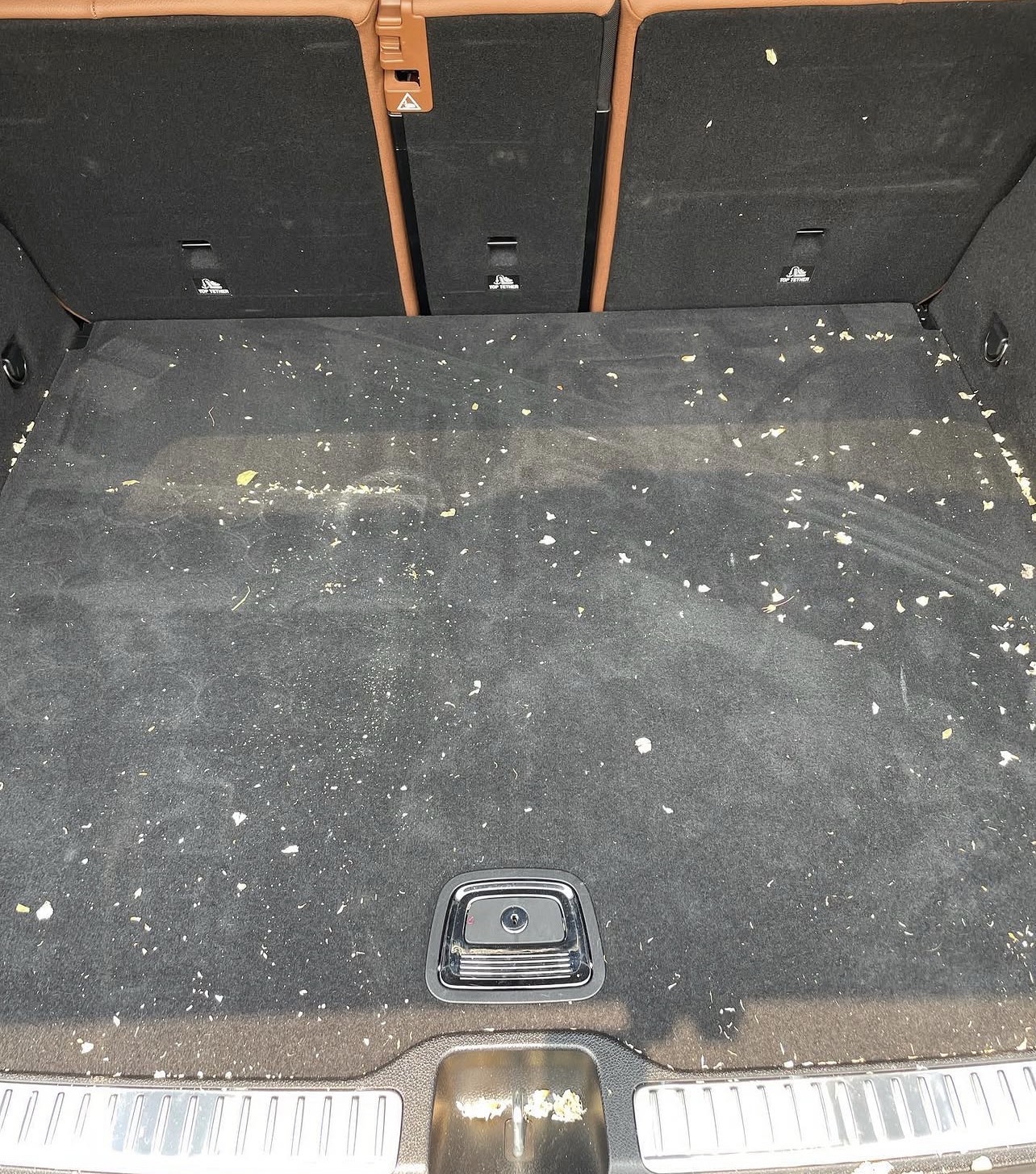 Before correction — swirls and oxidation